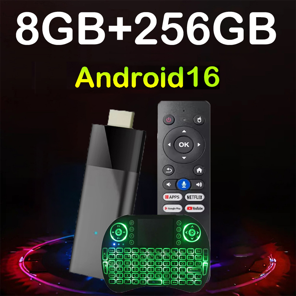 4K Media Player - Smart TV Stick Q12 8K Android