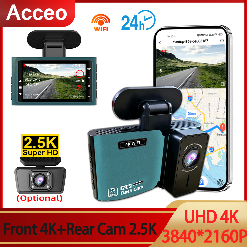 Home Cinema Blu Ray Sony - Dash Cam 4K Front Camera WiFi