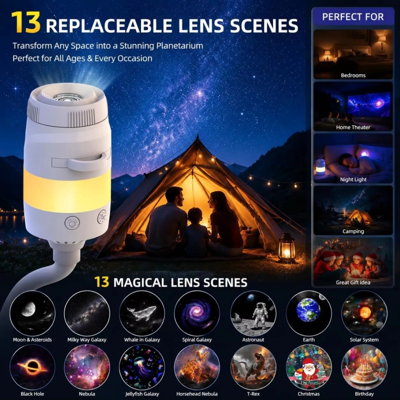 Projector Mount Ceiling - New Galaxy Projector Night Light USB