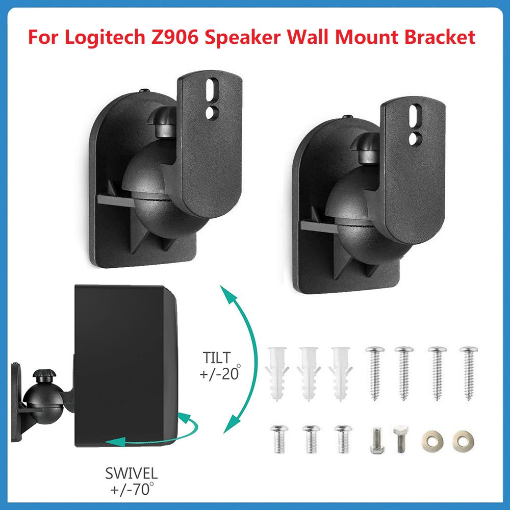 Home Cinema Logitech Z906 - 1Pair=2Pcs Universal Speaker Wall Mount Bracket