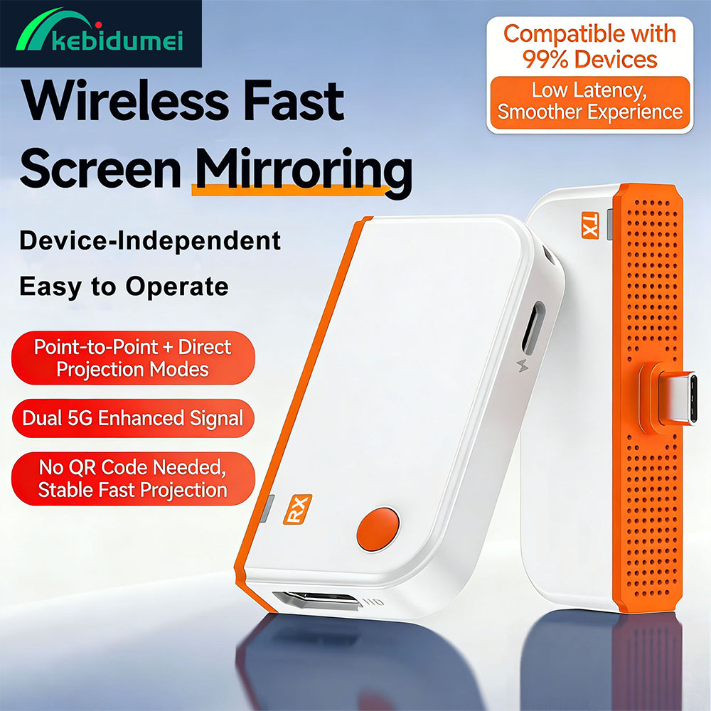 Home Cinema Wireless - Kebidumei 50m Type C HDMI-Compatible Wireless
