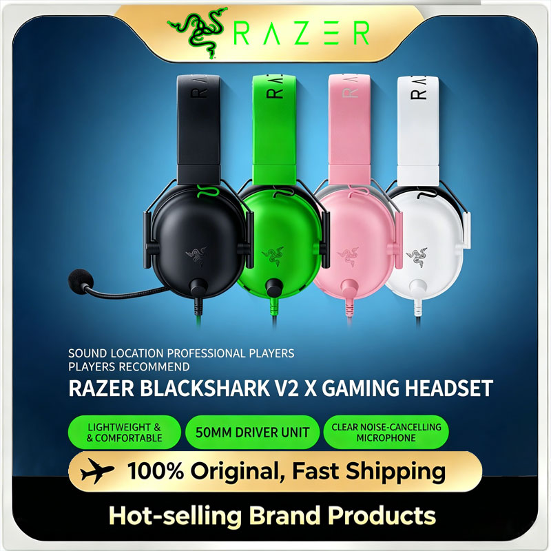 Home Cinema Headphones - Razer BlackShark V2 X Wired Gaming