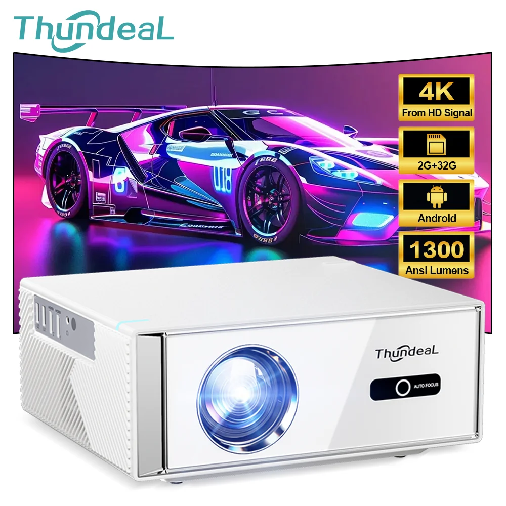 Home Cinema Complet - ThundeaL TD95W FHD Portable Projector Full