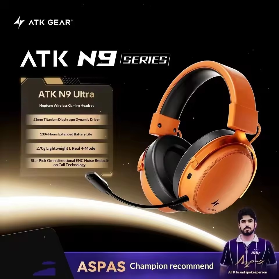 Home Cinema Headphones - ATK N9 2.4GHz Wireless Gaming Headset