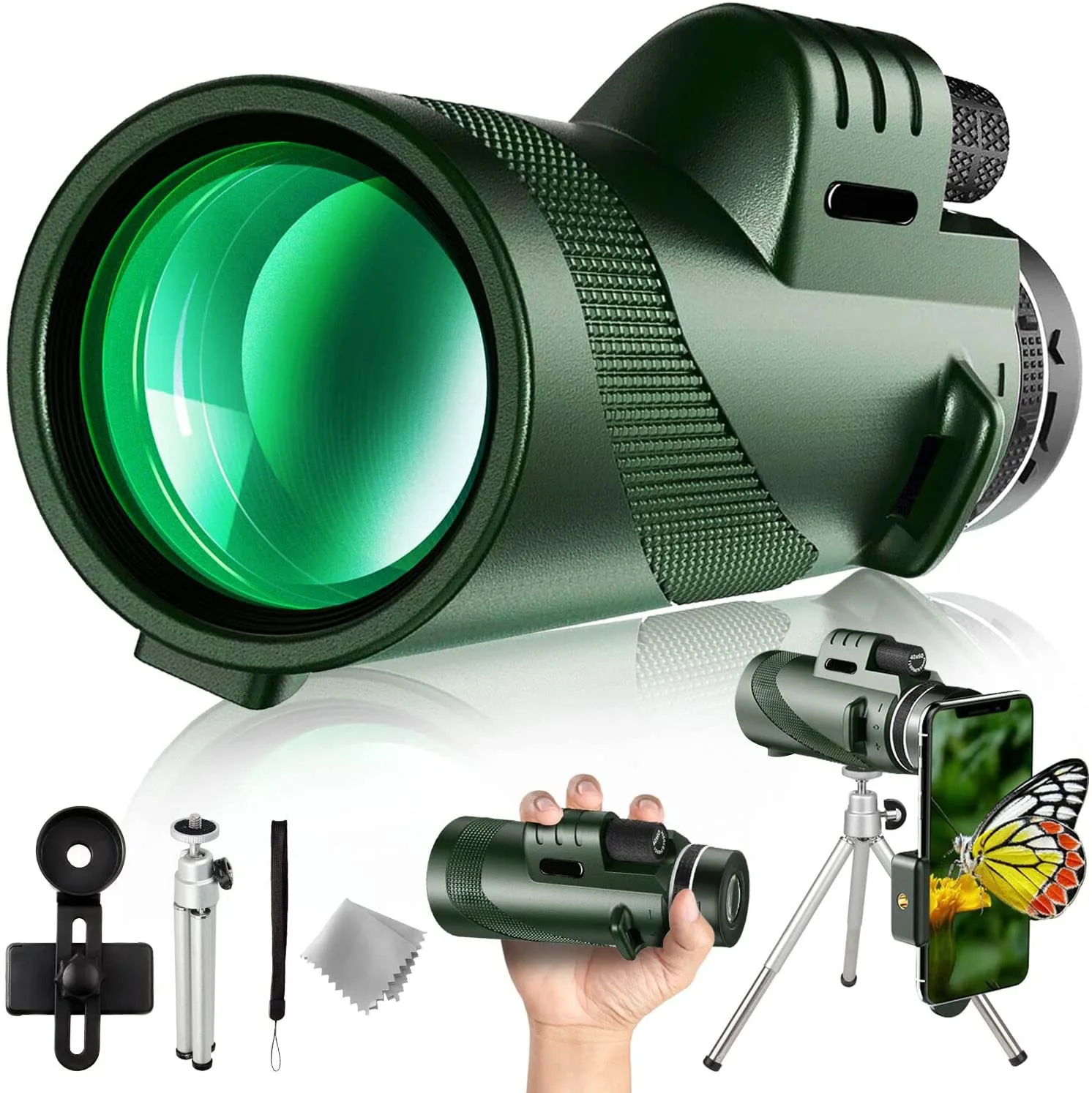 Home Cinema Center - Portabl Powerful 80X100 HD Monocular 50000M