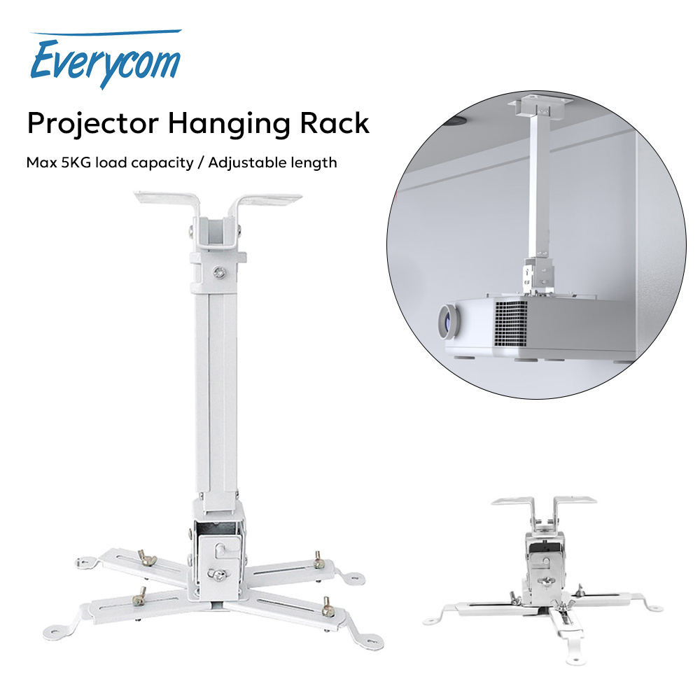 Projector Mount Ceiling - Everycom Universal Projector Bracket Hanger Adjustable