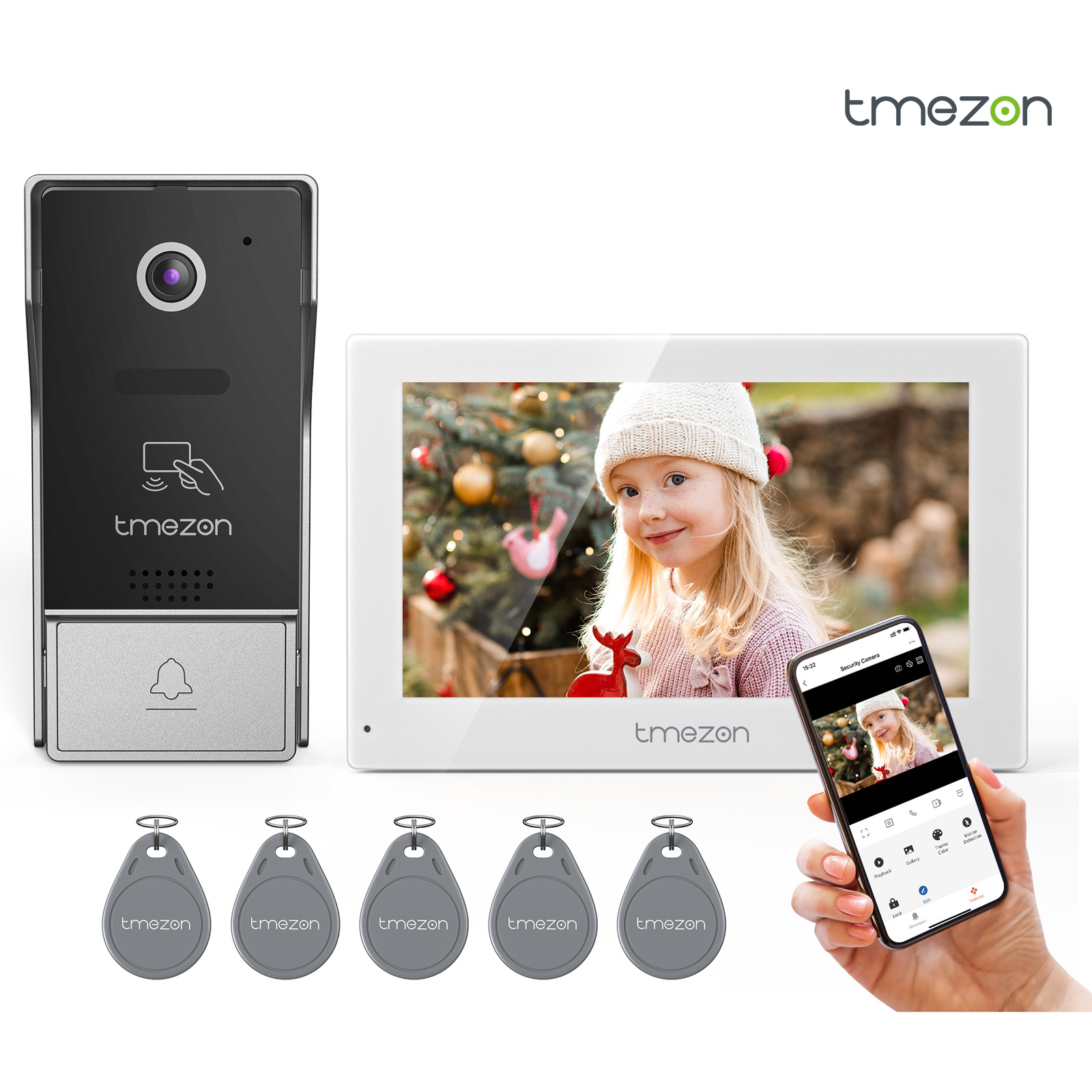 Home Cinema Wall Panels - 7 Inch Tuya 1080P wireless Wifi