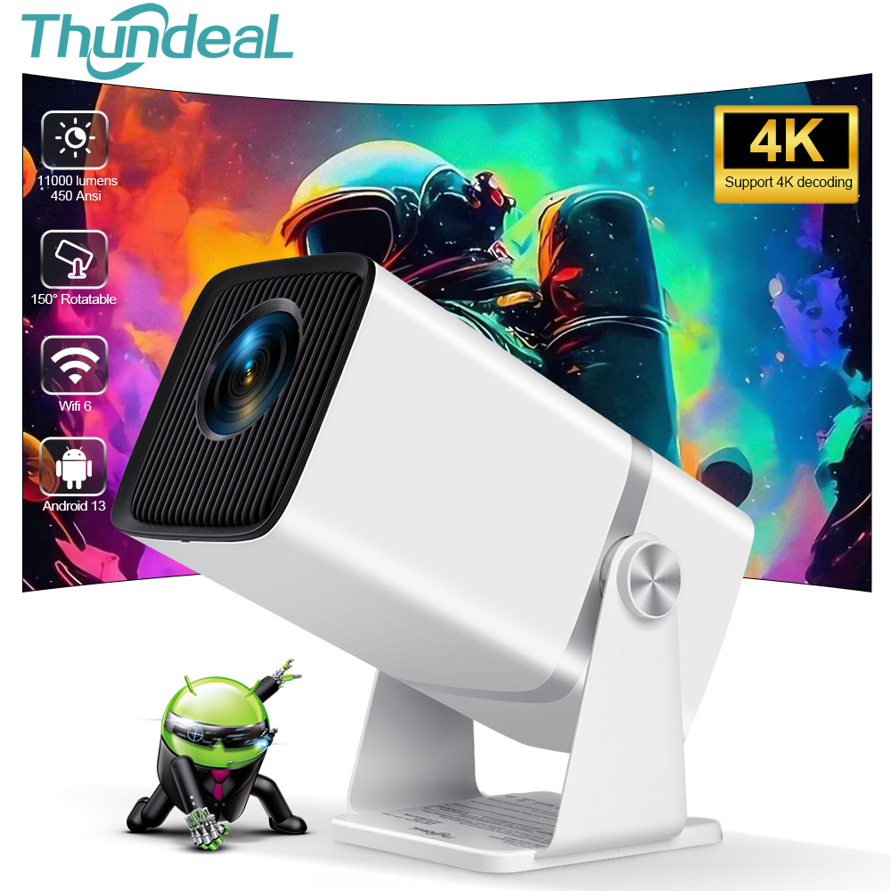 Home Cinema Complet - ThundeaL 4K Full HD Projector FHD