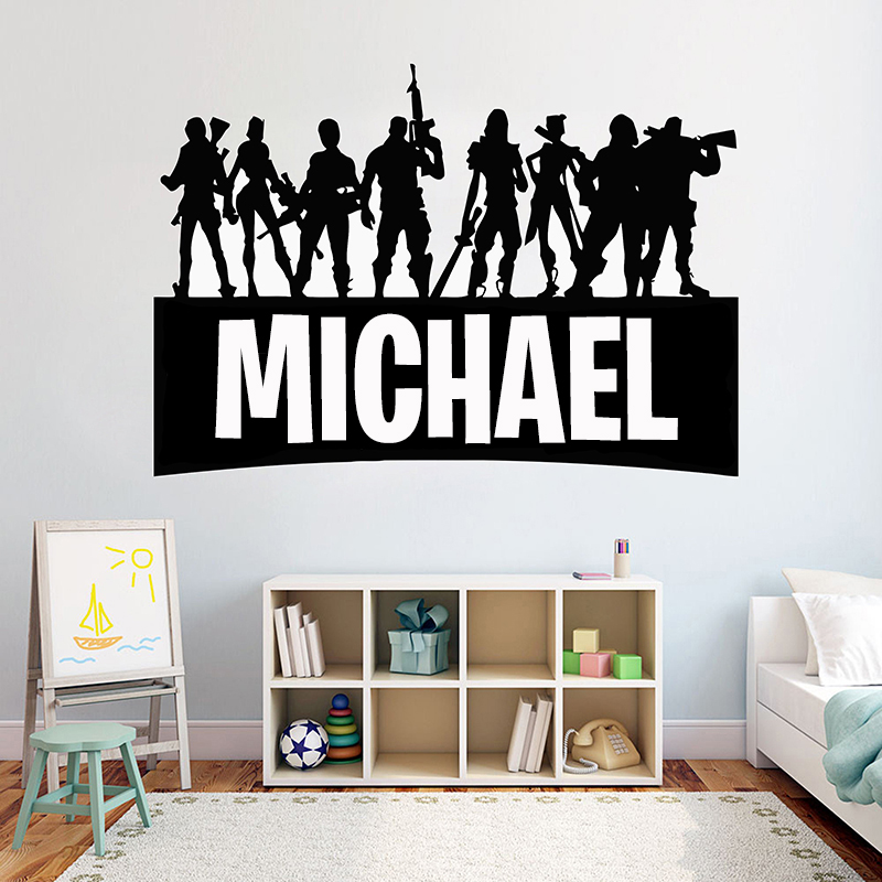 Home Cinema Wall Panels - Game Gamer Personalised Name wall Decor