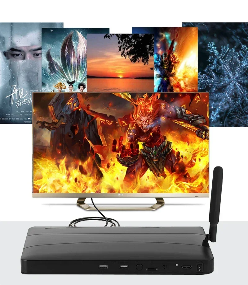 4K Media Player - 4K 1080p Video Streamer Box 8