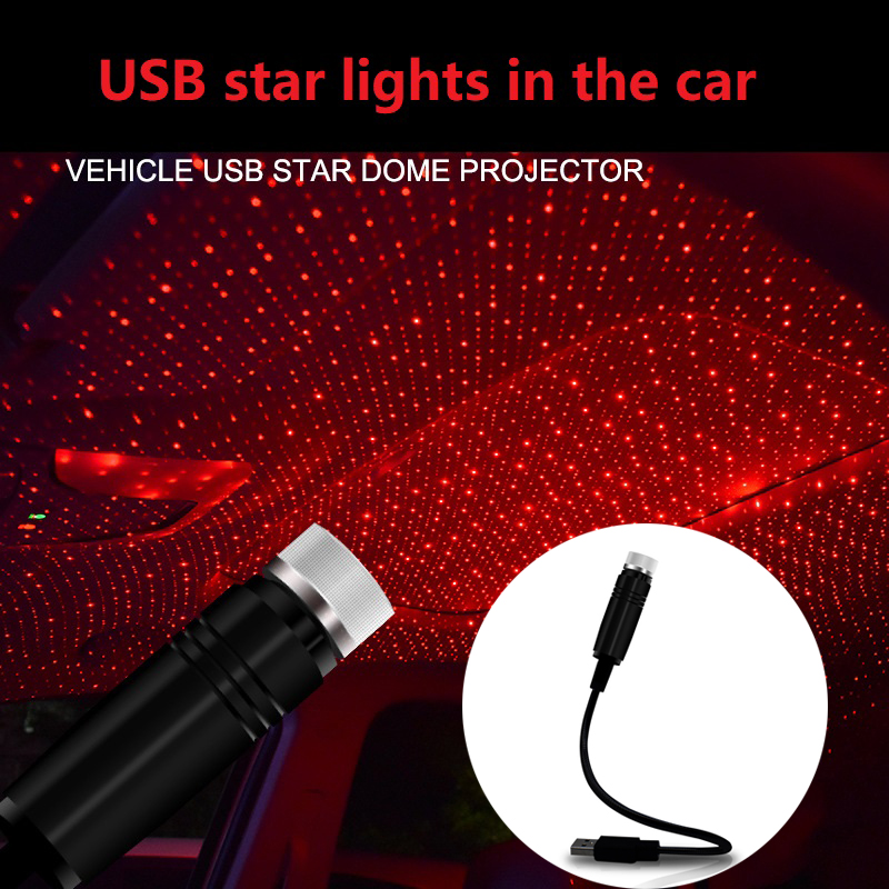 Projector Mount Ceiling - USB Car Interior Atmosphere Star Sky