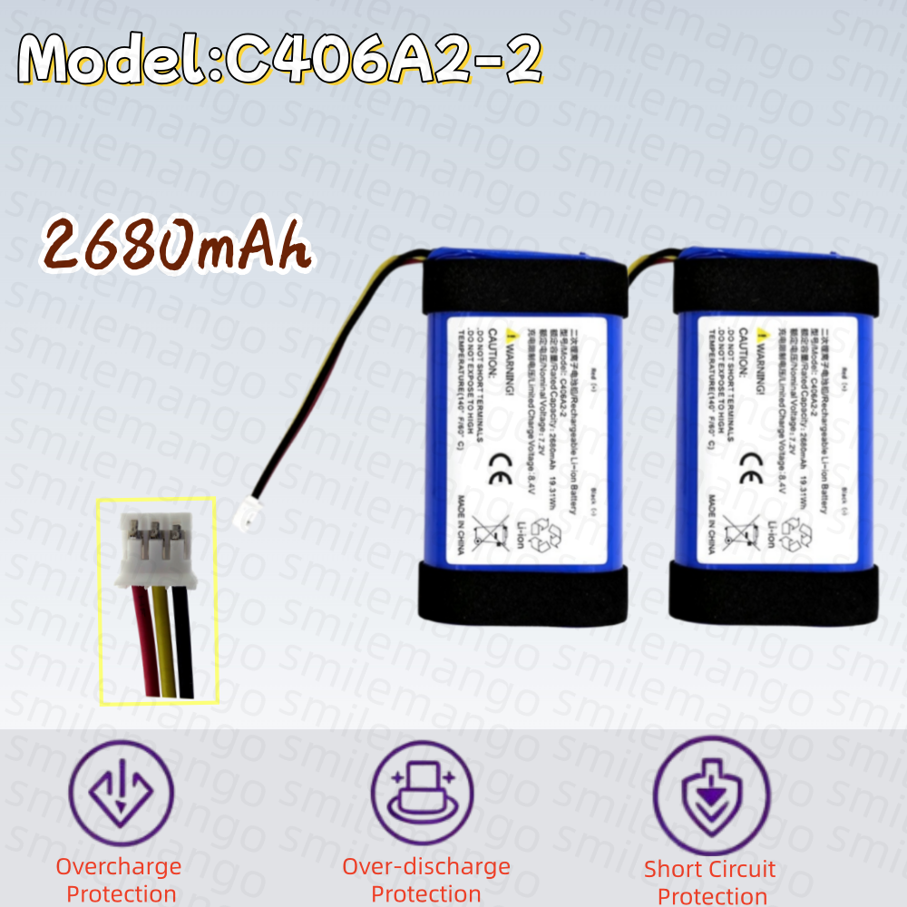 Home Cinema Marshall - C406A2-2 Replacement Battery For Marshall Emberton