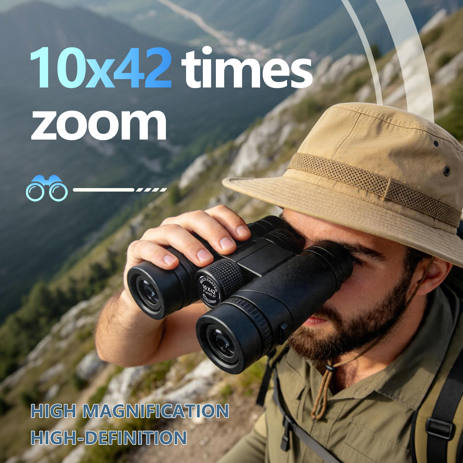 Home Cinema Center - 10X42 Binoculars HD Bird Watching Telescope