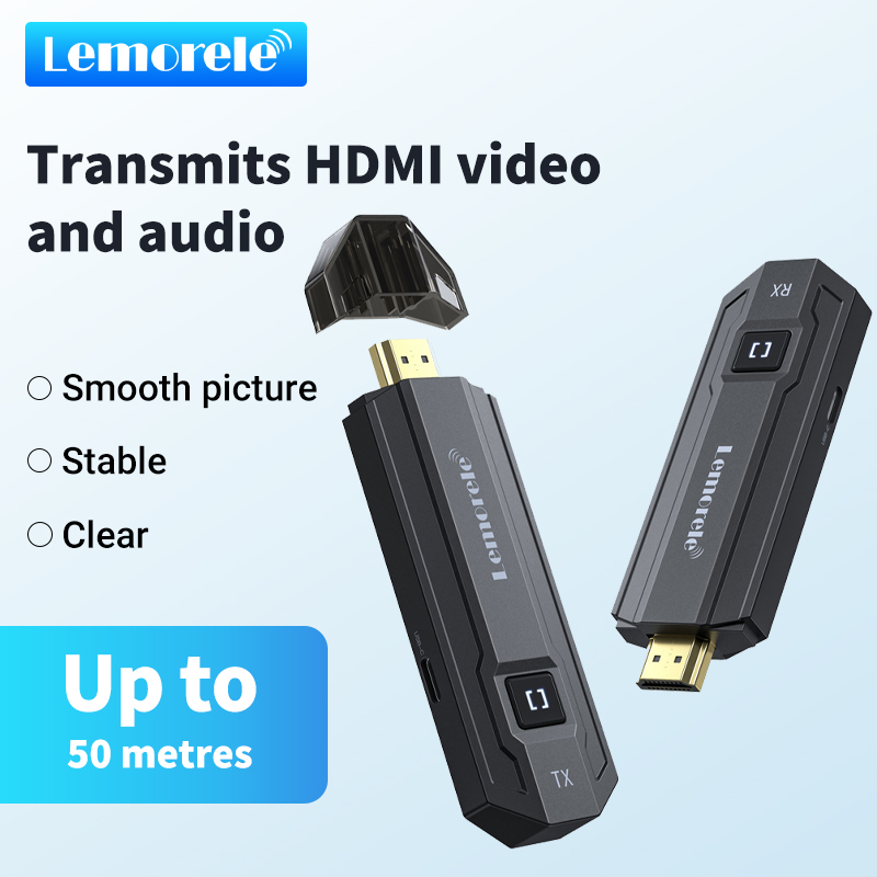 Home Cinema Wireless - Lemorele 50M HDMI Wireless Transmitter Receiver
