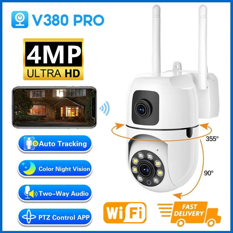 Home Cinema Wall Panels - WiFi IP Camera Security Protection Dual