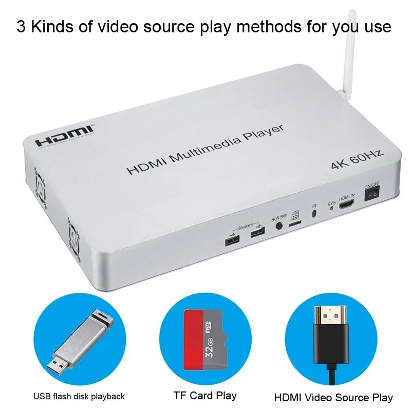 4K 60Hz 10 Channel HDMI Multim - огляд і ціна 4K Media Player