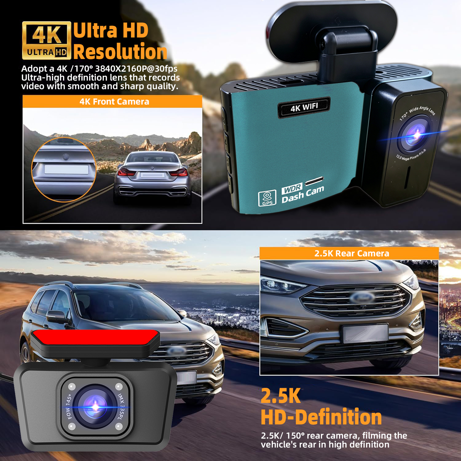 Dash Cam 4K Front Camera WiFi  - огляд і ціна Home Cinema Blu Ray Sony