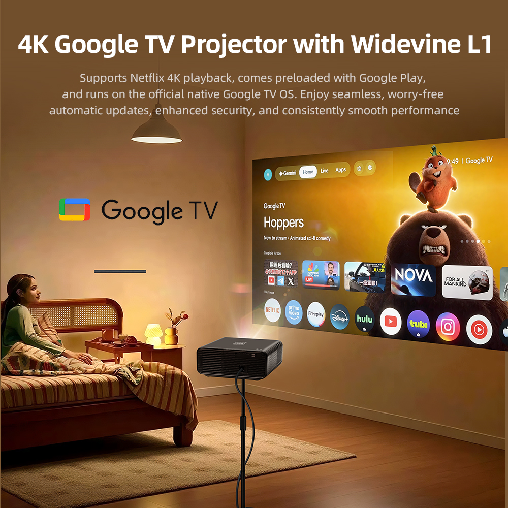 AUN U001 Pro Android Projector - огляд і ціна Home Cinema Complet
