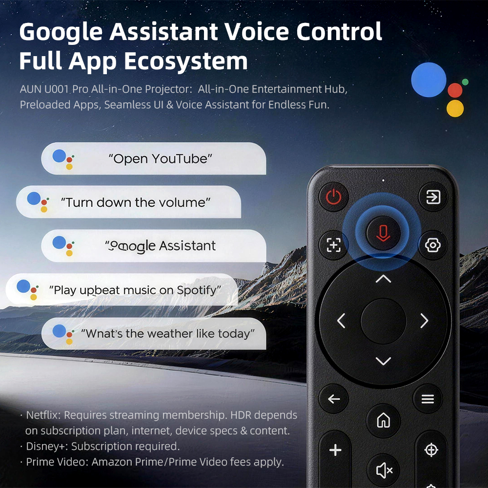 AUN U001 Pro Android Projector - огляд і ціна Home Cinema Complet