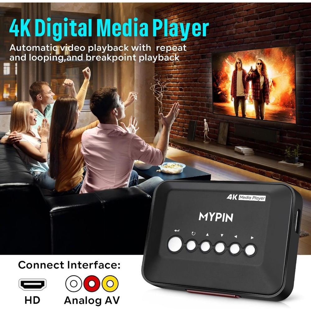 4K 30Hz HDMI Media Player Supp - огляд і ціна 4K Media Player