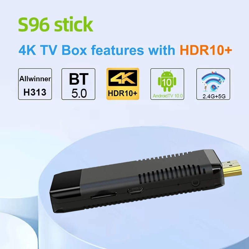 S96 TV Stick AllWinner H313 Du - огляд і ціна 4K Media Player