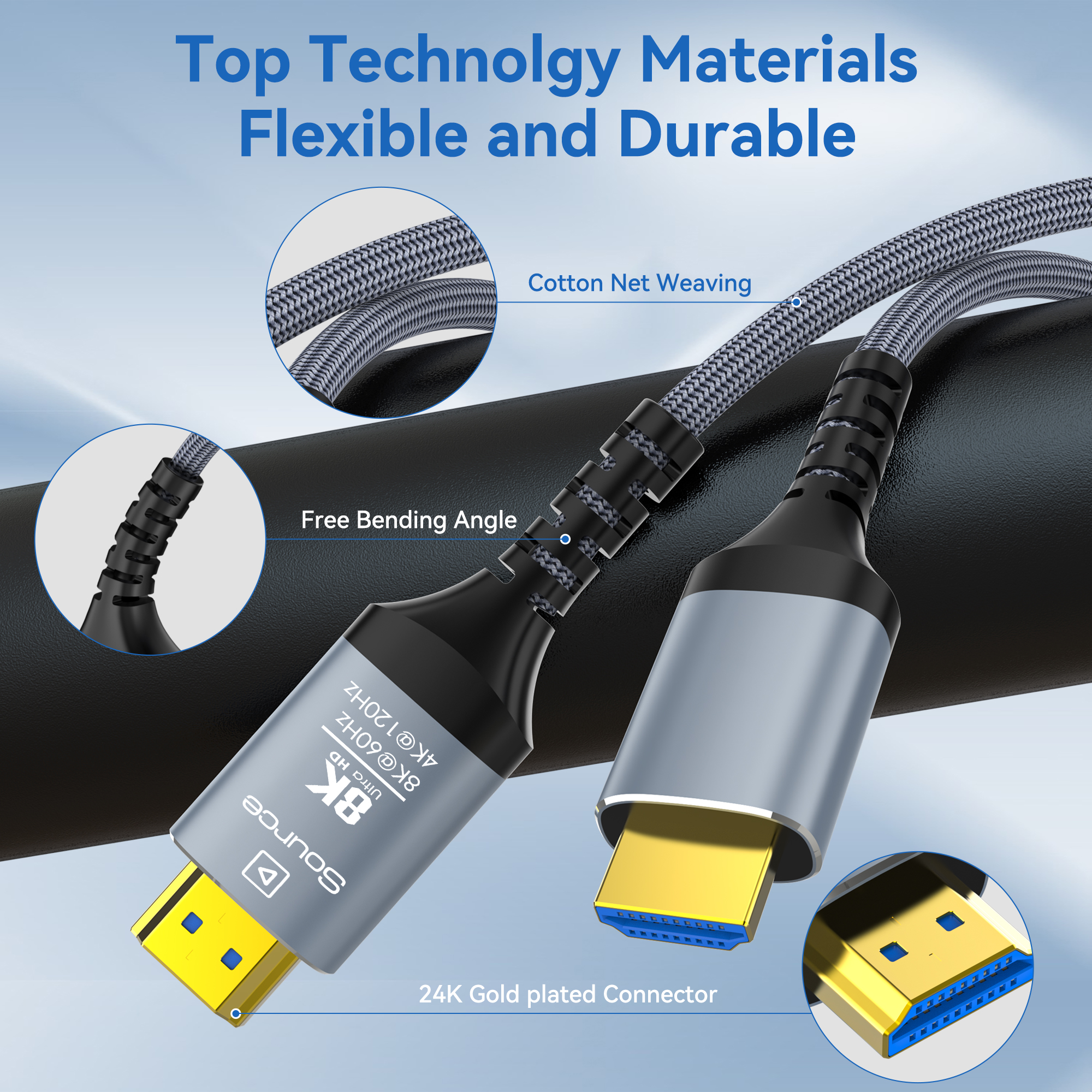 8K HDMI Fiber Optic Cable 8K60 - огляд і ціна Home Cinema Blu Ray Sony