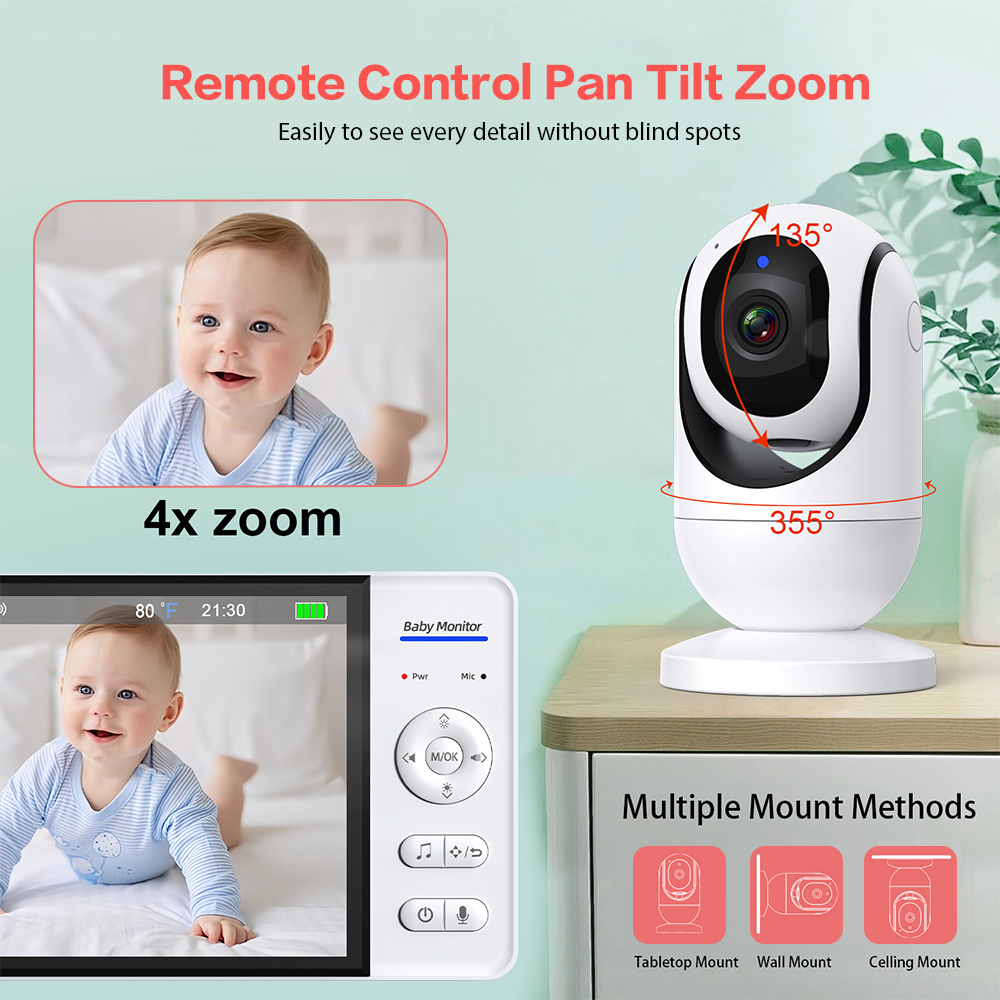 Video Baby Monitor 7'' 1080P H - огляд і ціна Home Cinema Wireless