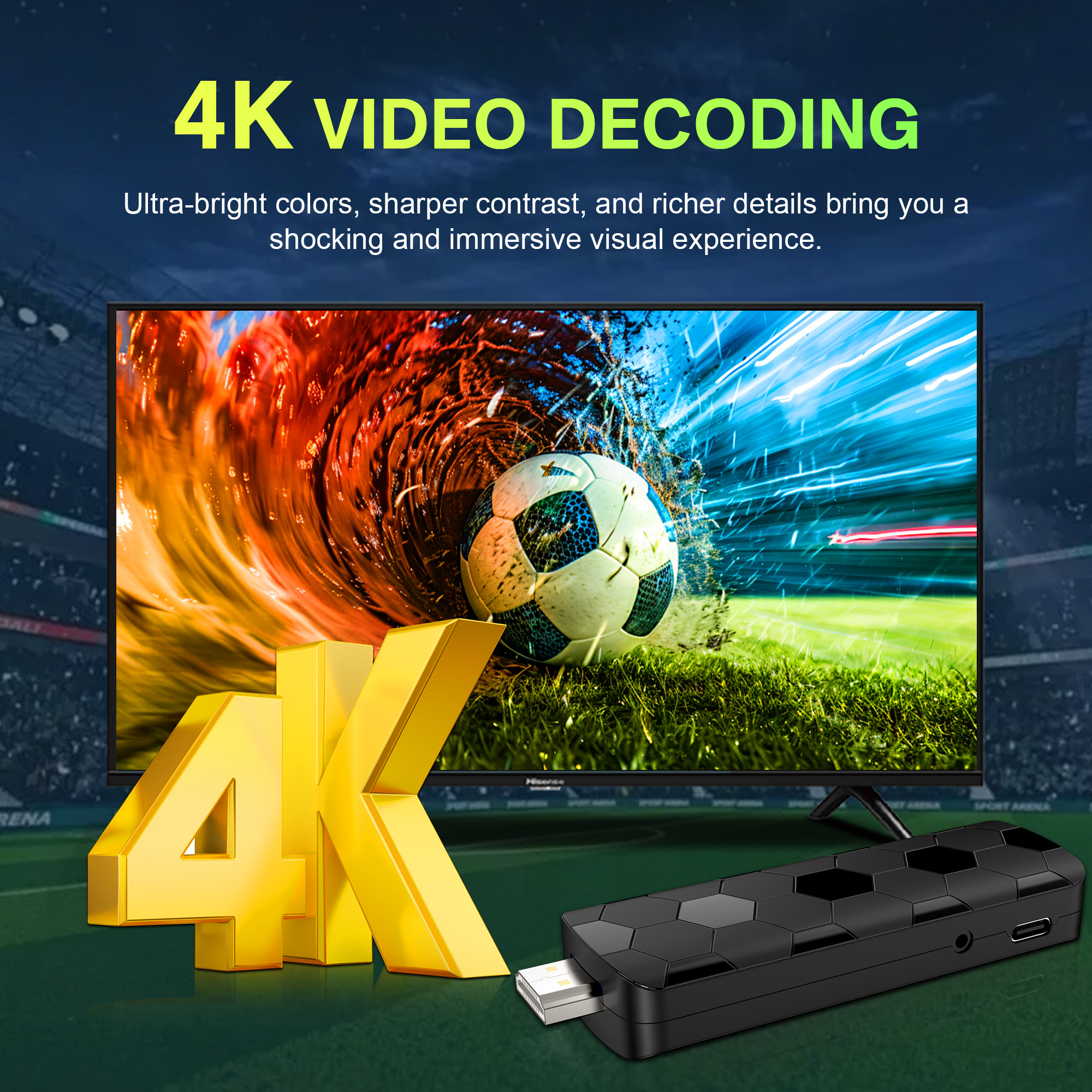 R3+ Tv Stick 4k Android 14.0 R - огляд і ціна 4K Media Player
