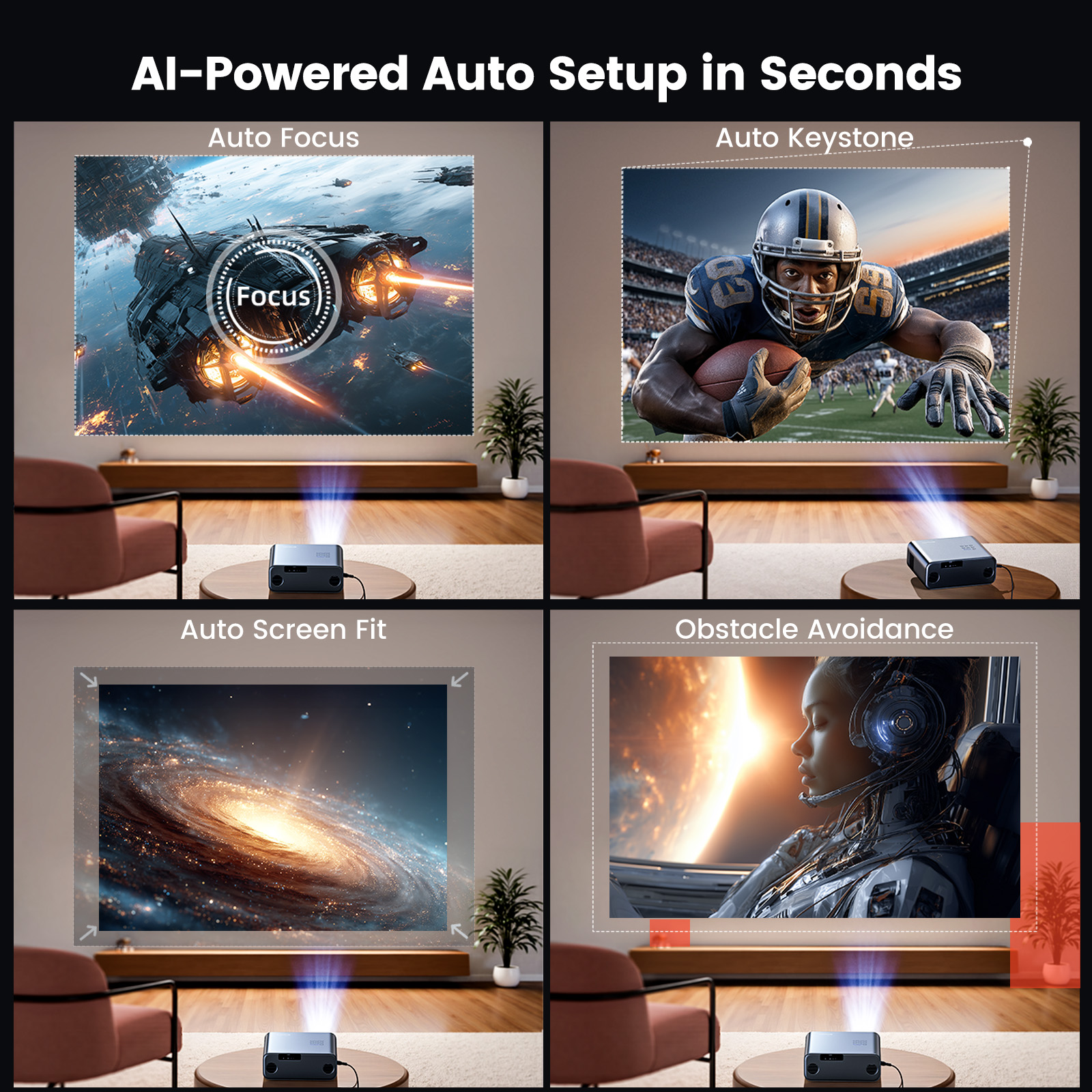 WIMIUS 1200 ANSI Projector 4K  - огляд і ціна Home Cinema Complet
