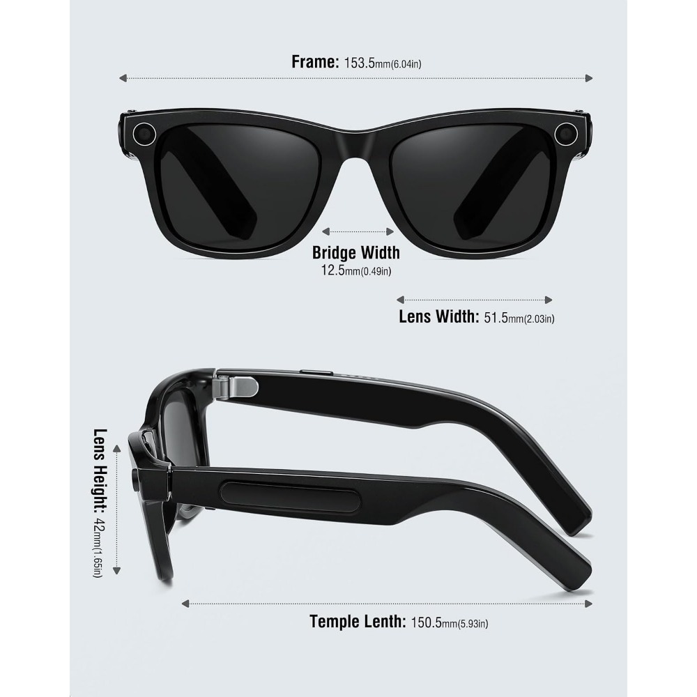 Smart Sunglasses with 4K HD Ca - огляд і ціна 4K Media Player