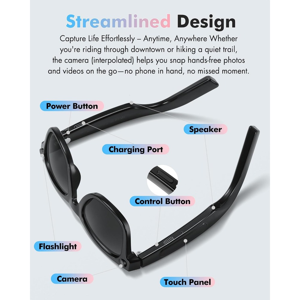 Smart Sunglasses with 4K HD Ca - огляд і ціна 4K Media Player