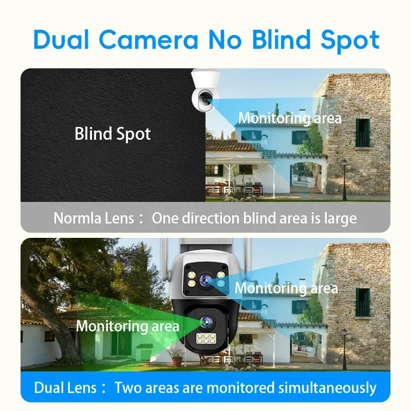 8MP 4K WIFI IP Camera PTZ Outd - огляд і ціна Home Cinema Wall Panels