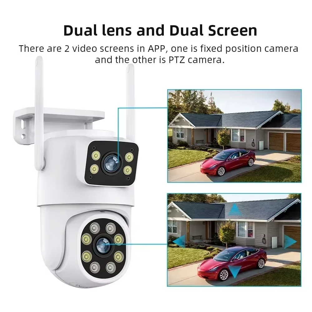 Tuya 4K 8MP Wifi Camera PTZ Ou - огляд і ціна Home Cinema Wall Panels