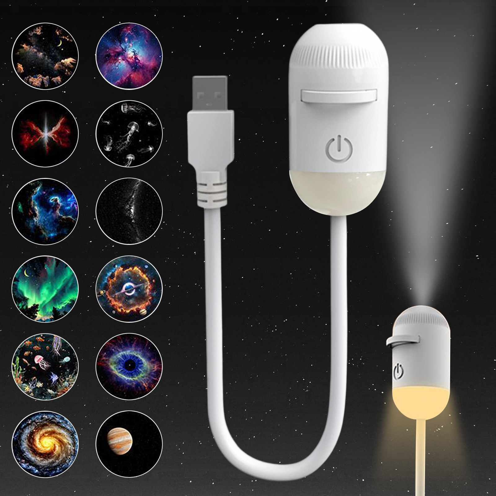 2-in-1 Galaxy Projector Night  - огляд і ціна Projector Mount Ceiling