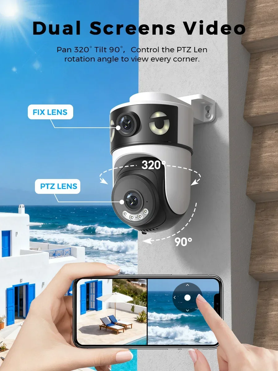 10MP 5K Dual Lens Dual Screens - огляд і ціна Home Cinema Wall Panels