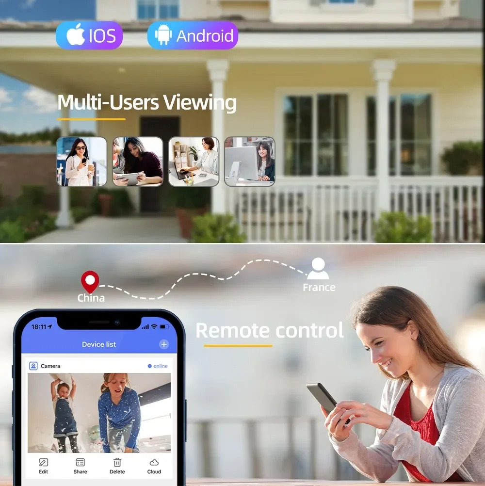 20MP Surveillance Wifi Camera  - огляд і ціна Home Cinema Wall Panels