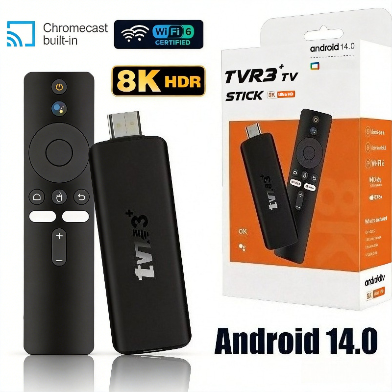 TVR3+ Android14 Smart TV Stick - огляд і ціна 4K Media Player