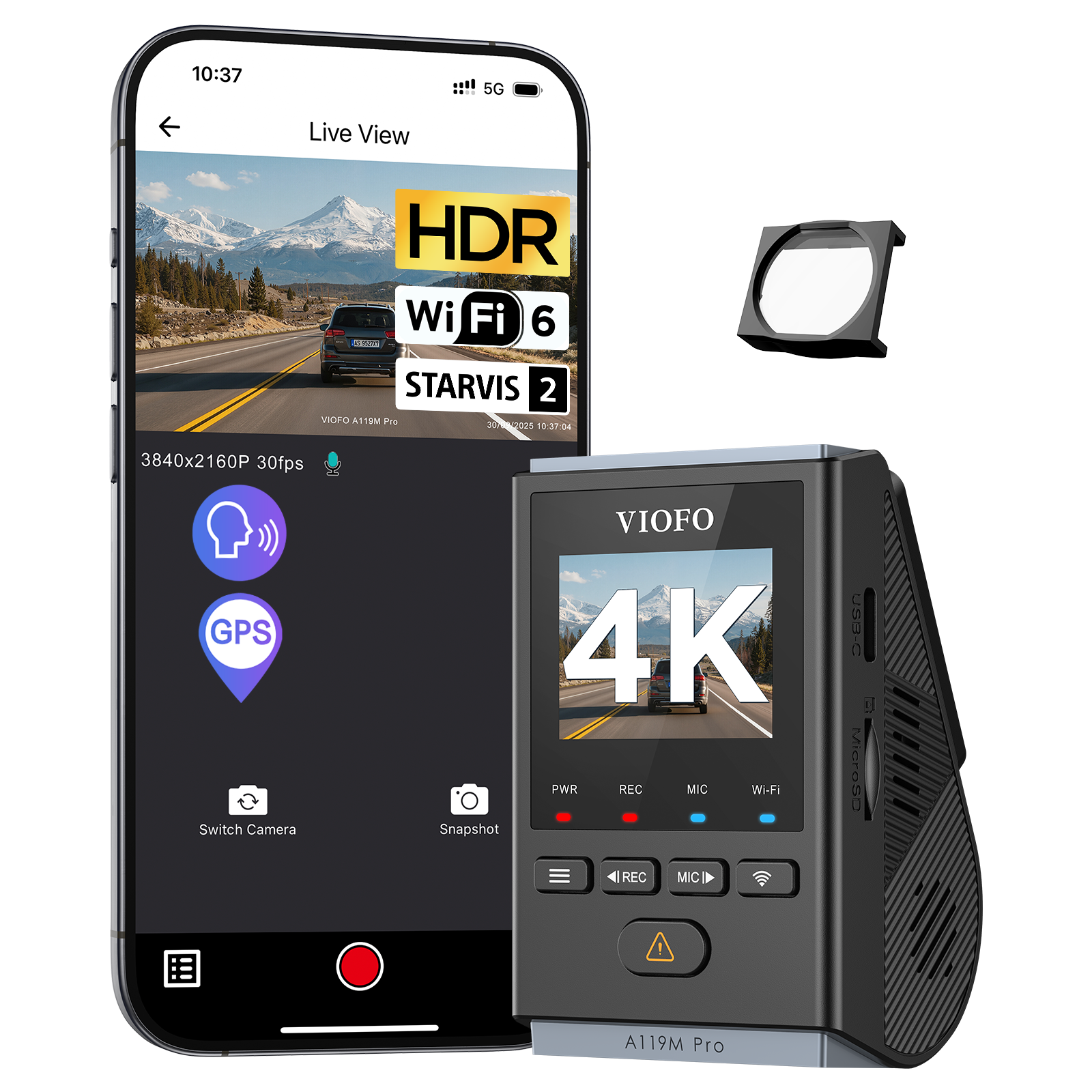VIOFO A119M Pro 4K HDR MINI Da - огляд і ціна Home Cinema Blu Ray Sony