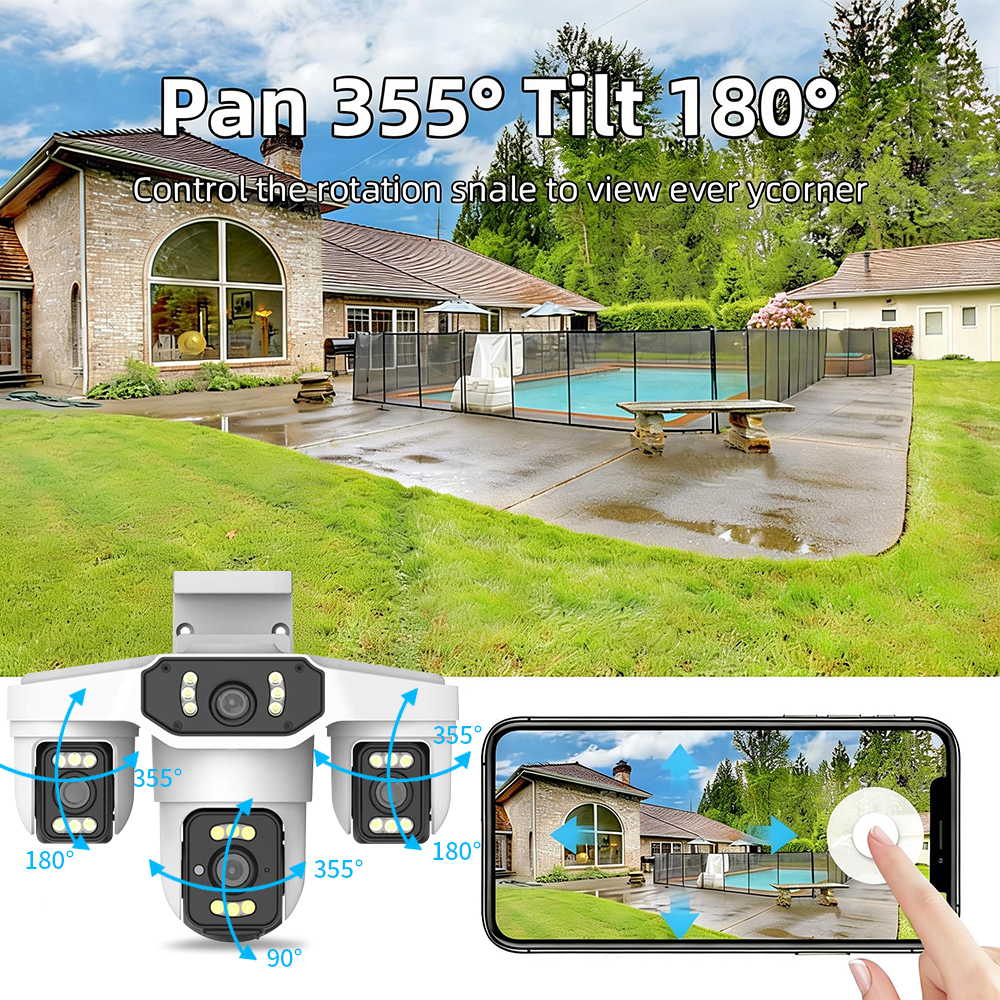Yoosee 15MP 8K IP Camera Three - огляд і ціна Home Cinema Wall Panels