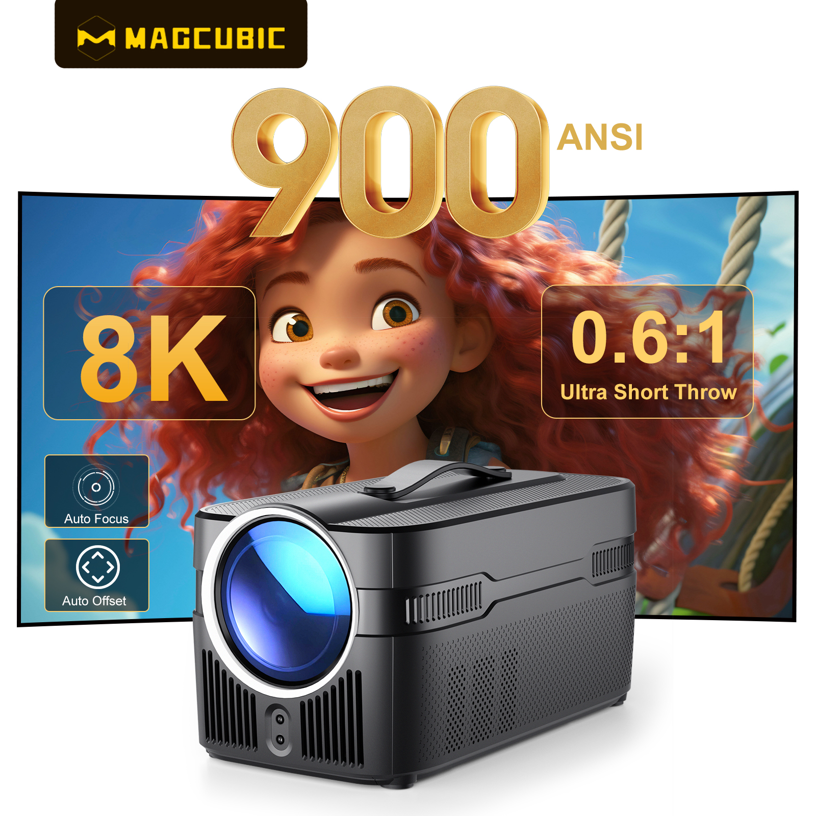 Magcubic Auto Focus Android 14 - огляд і ціна Home Cinema Complet