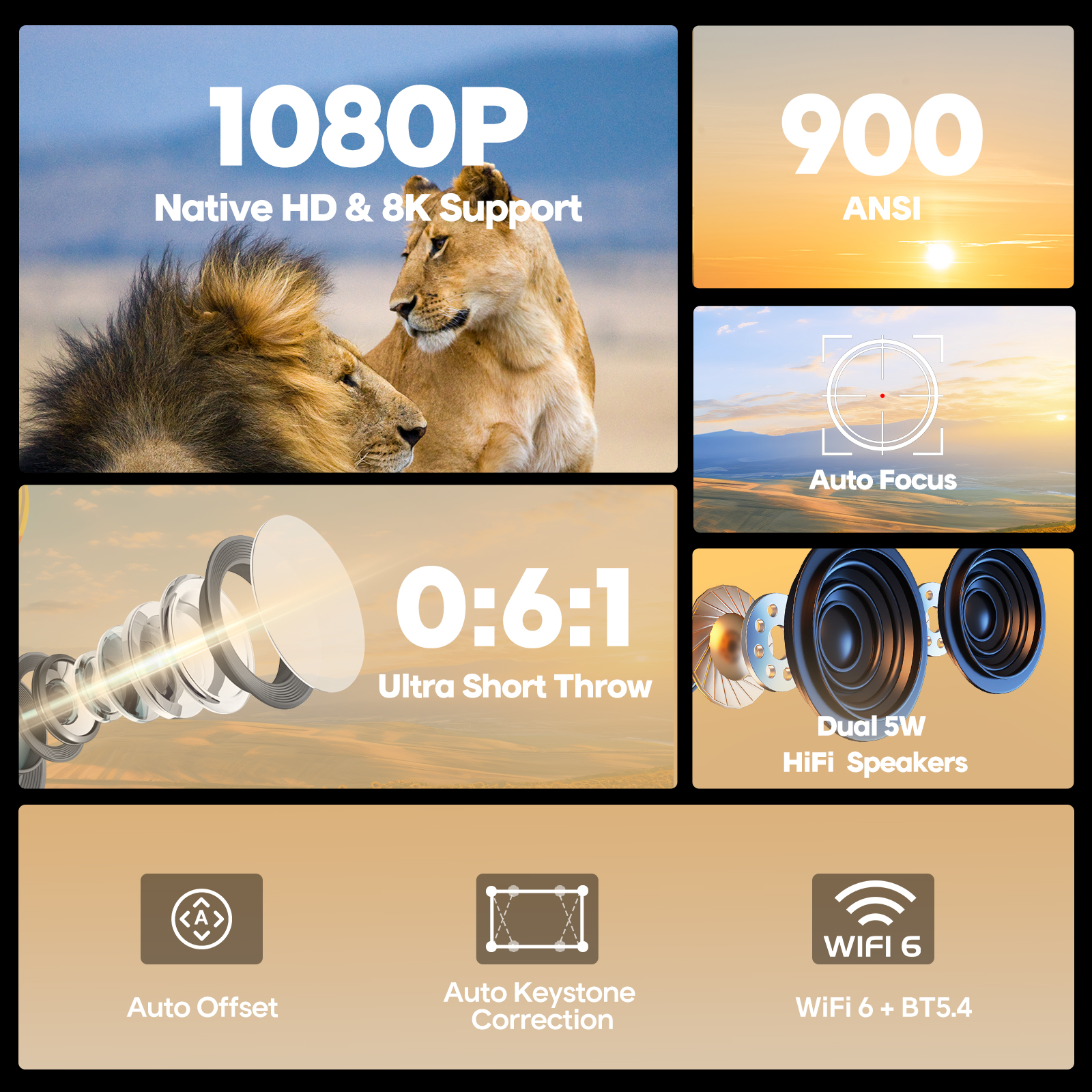 Magcubic Auto Focus Android 14 - огляд і ціна Home Cinema Complet