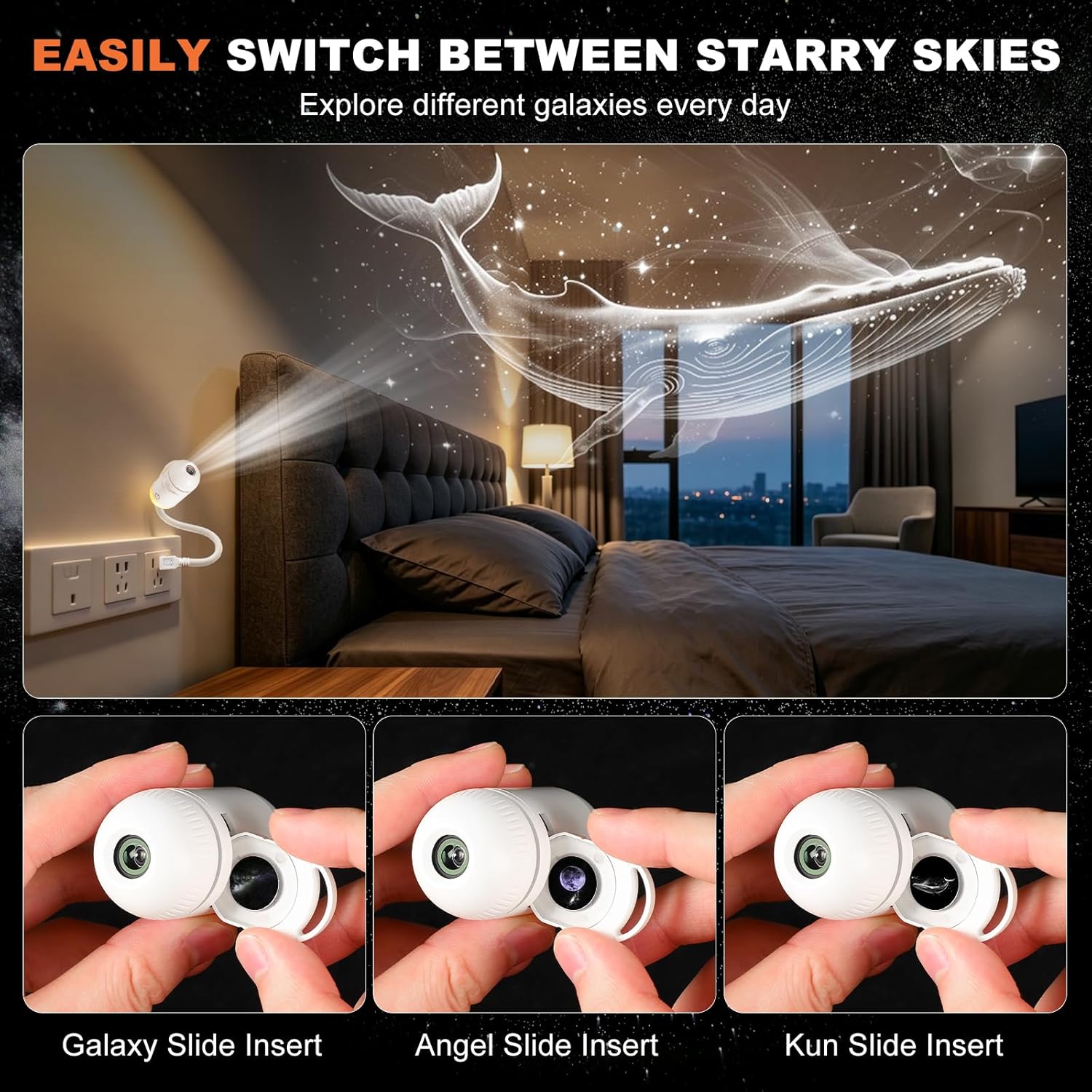 Galaxy Projector Night Light,  - огляд і ціна Projector Mount Ceiling