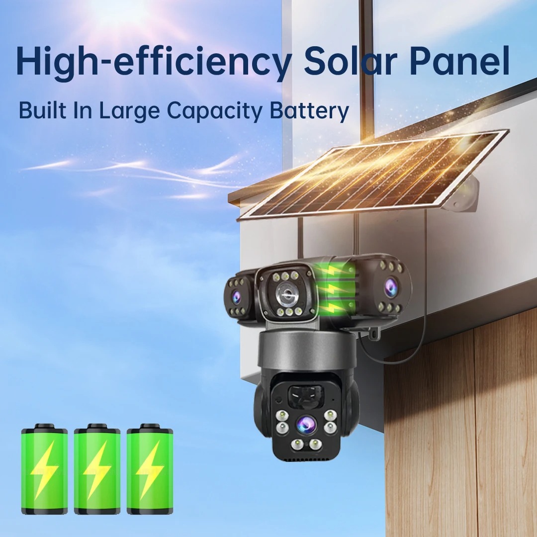 15MP V380 Pro Solar Camera Out - огляд і ціна Home Cinema Wall Panels