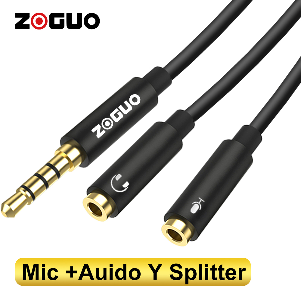 ZOGUO Audio Splitter TRRS Head - огляд і ціна Home Cinema Headphones