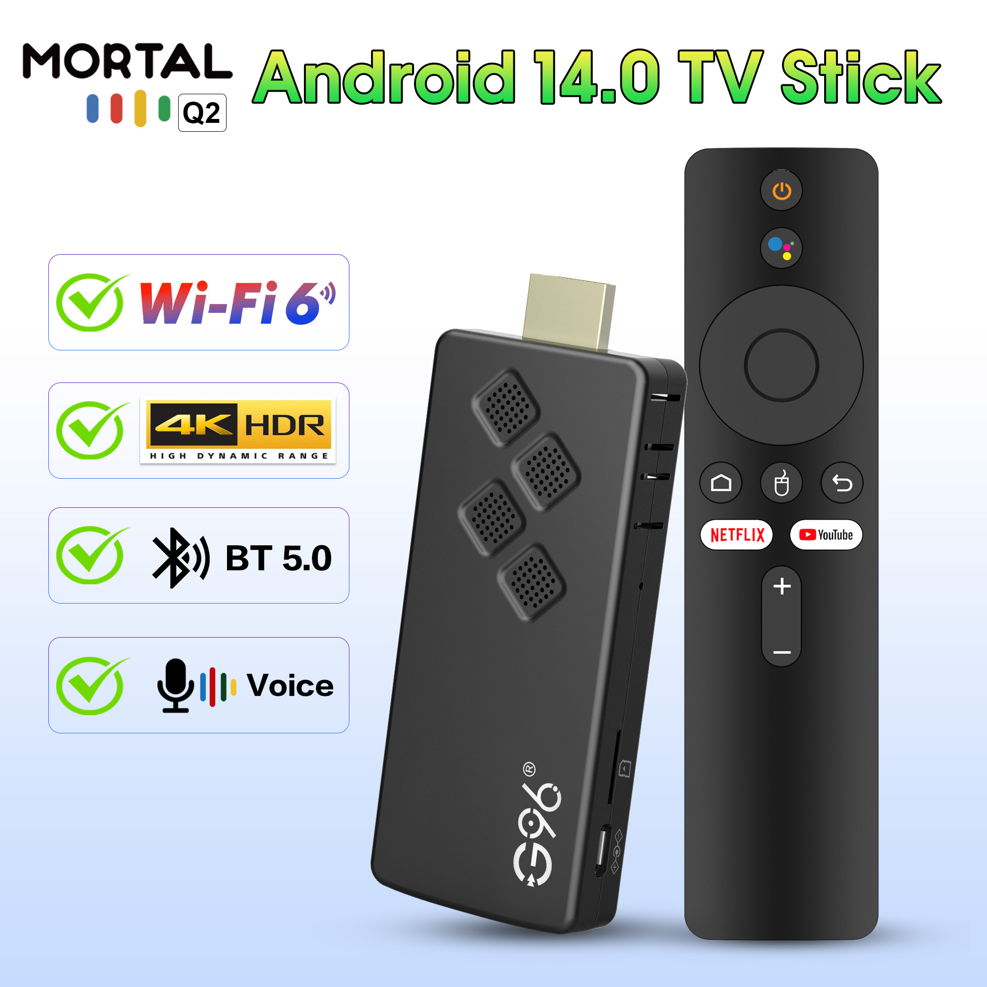 Q2 New Smart TV Stick High-per - огляд і ціна 4K Media Player