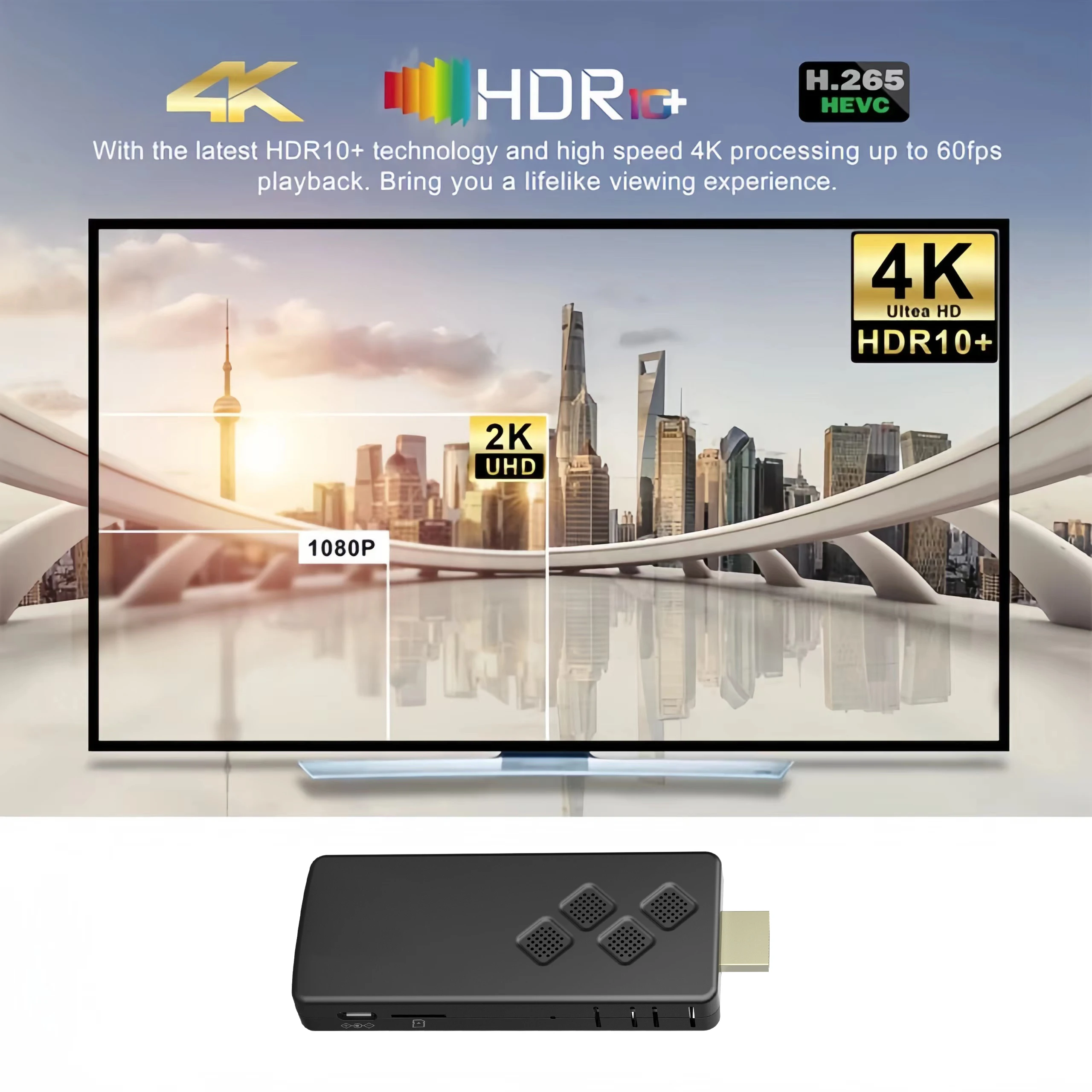 Q2 New Smart TV Stick High-per - огляд і ціна 4K Media Player