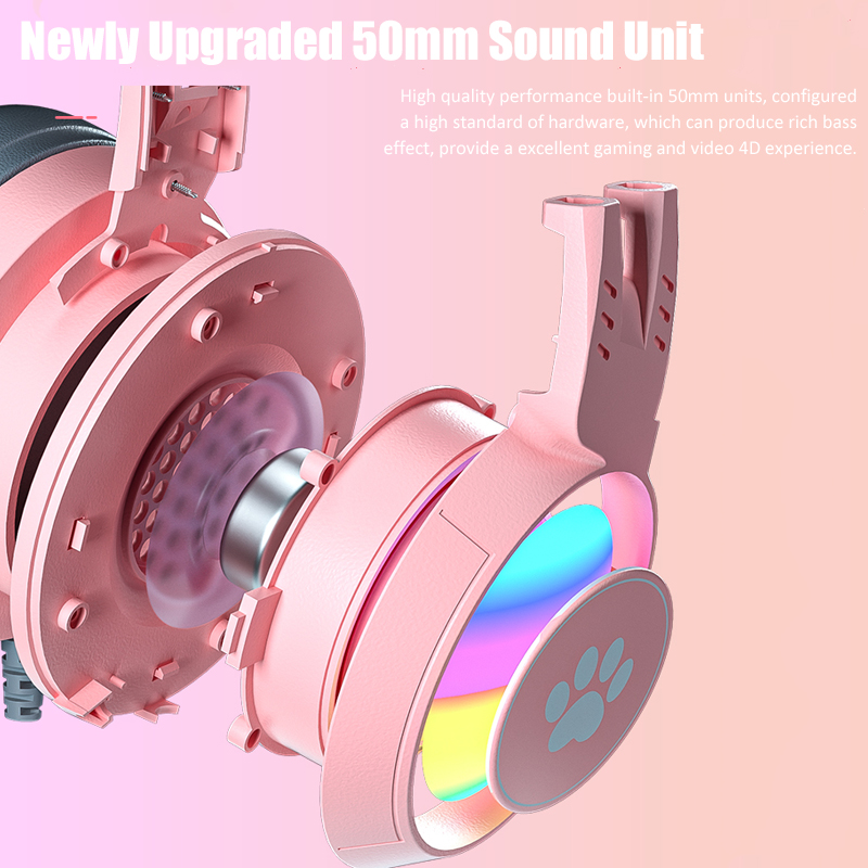 Cute Cat Ear Gaming Headphones - огляд і ціна Home Cinema Headphones