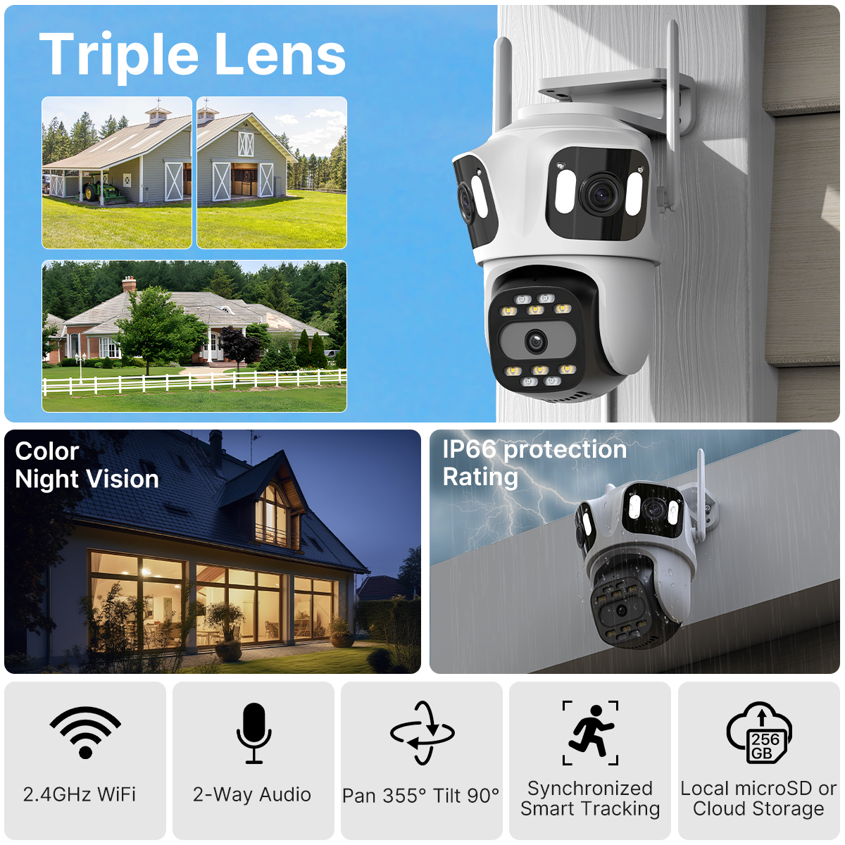 WONSDAR Three Lens Three Scree - огляд і ціна Home Cinema Wall Panels