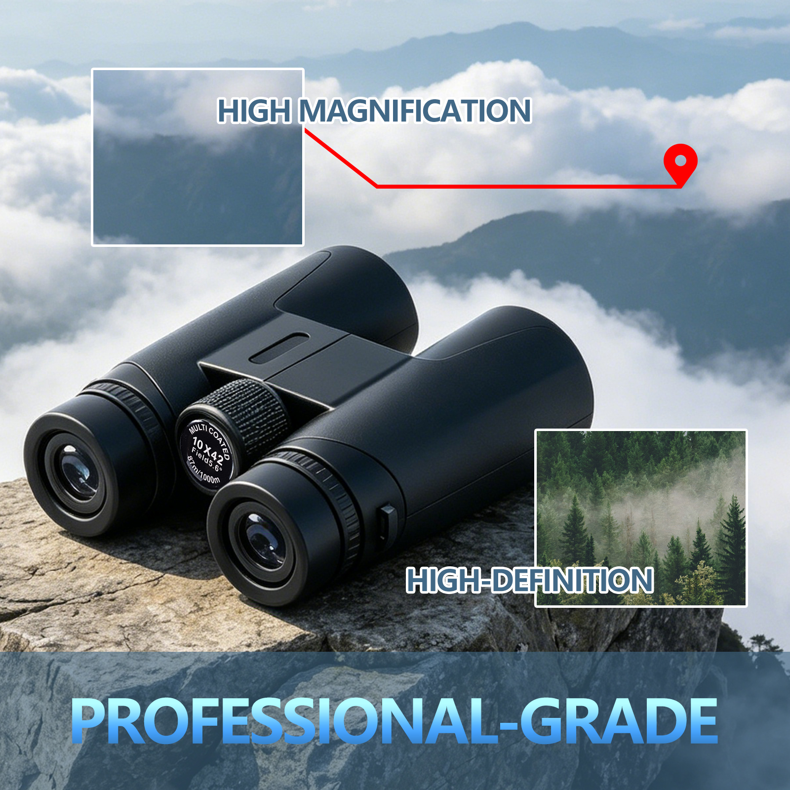 10X42 Binoculars HD Bird Watch - огляд і ціна Home Cinema Center