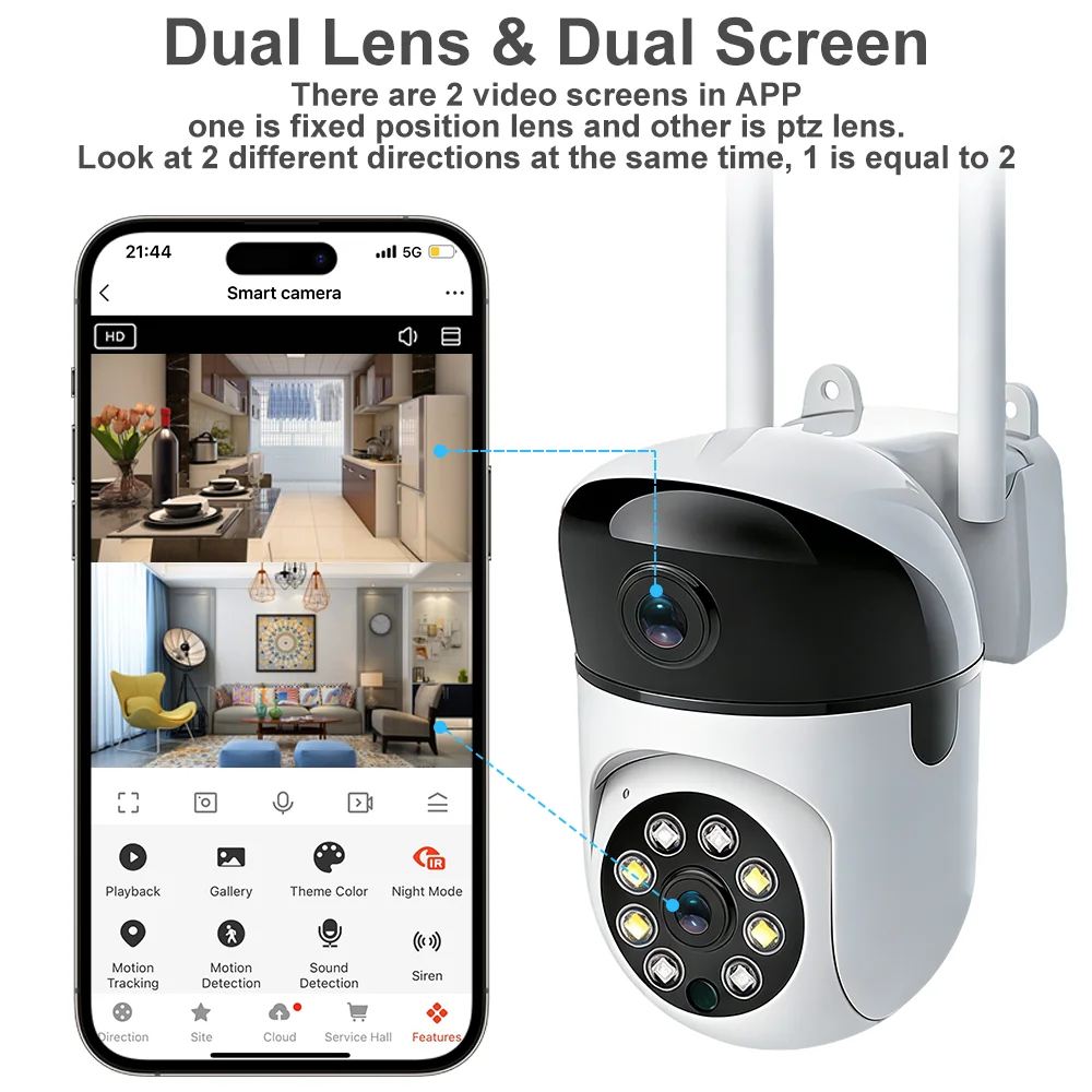 Indoor Camera Wifi Tuya Smart  - огляд і ціна Home Cinema Wall Panels